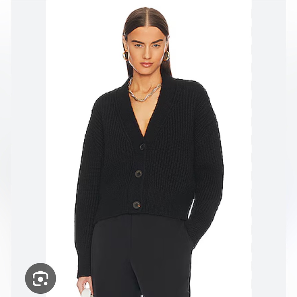Anine Bing Black Maxwell Cardigan